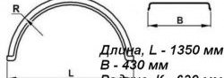 1 599 р. Крыло К-430 (круглое) Master-Plast МАЗ 5337 (1986-2020). Увеличить фотографию 2
