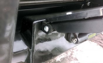 2 499 р. Кронштейн номерного знака переднего бампера АВС-Дизайн (для лебедок) Cadillac SRX дорестайлинг (2010-2012). Увеличить фотографию 4