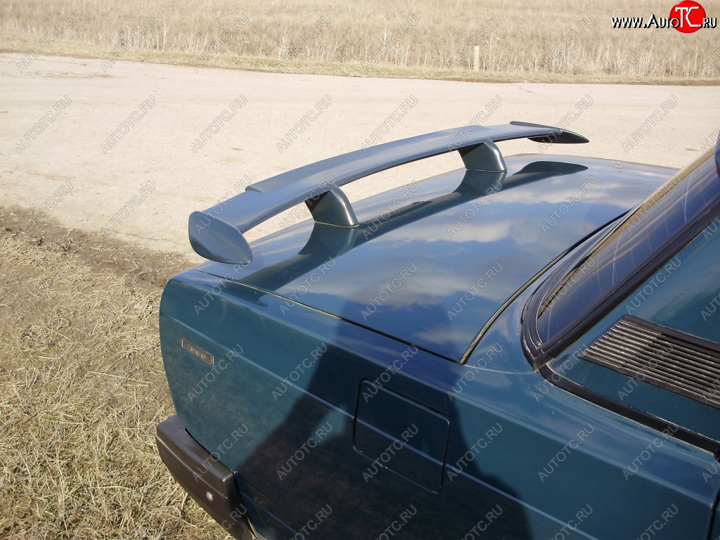2 799 р. Длинный универсальный спойлер Кураж Acura CSX FD седан (2005-2011) (Без места под стоп сигнал, Неокрашенный)