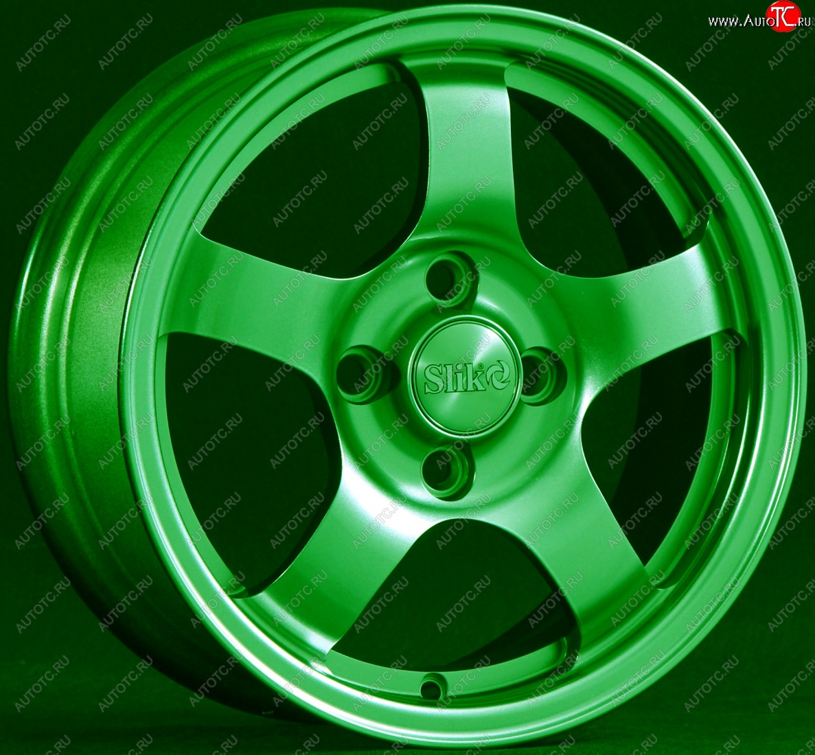 12 799 р. Кованый диск Slik Classik 6x14 (Зелёный GREEN)   (Цвет: Зелёный GREEN)