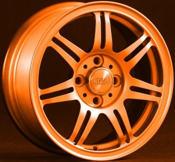 Кованый диск Slik Classik 6x14 (Ярко-оранжевый)   (Цвет: Ярко-оранжевый)