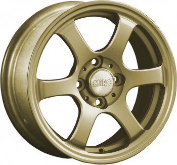 Кованый диск Slik Classik 6x14 (Металлик золотой) Toyota Aqua P10 дорестайлинг (2011-2014) 4x100.0xDIA54.1xET39.0