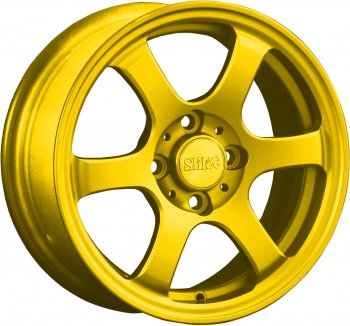 12 799 р. Кованый диск Slik Classik 6x14 (Ярко-желтый RAL 1021)   (Цвет: Ярко-желтый RAL 1021). Увеличить фотографию 1