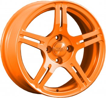 15 249 р. Кованый диск Slik Classik 6.5x15 (Ярко-оранжевый)   (Цвет: Ярко-оранжевый). Увеличить фотографию 1