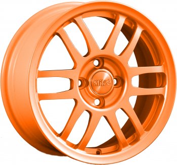 11 899 р. Кованый диск Slik Classik 6.5x15 (Ярко-оранжевый)   (Цвет: Ярко-оранжевый). Увеличить фотографию 1
