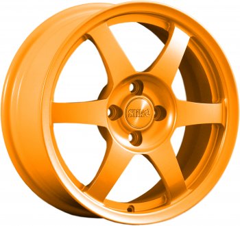 18 999 р. Кованый диск Slik Classik 6.5x16 (Ярко-оранжевый)   (Цвет: Ярко-оранжевый). Увеличить фотографию 1