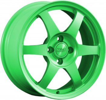 Кованый диск Slik Classik 6.5x16 (RAL 6038 ярко-зеленый)   (Цвет: RAL 6038 ярко-зеленый)
