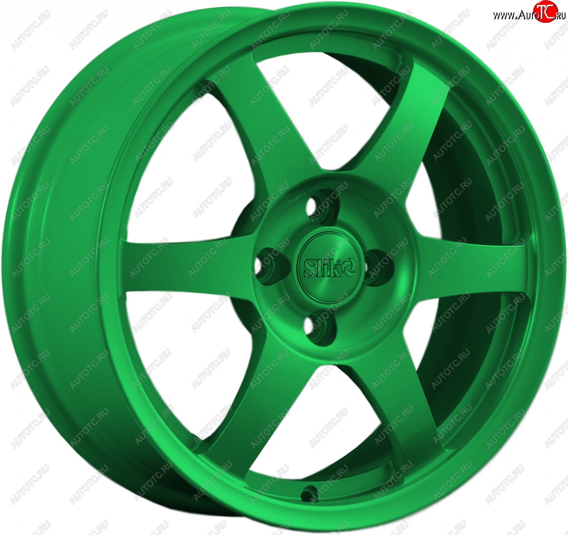 18 999 р. Кованый диск Slik Classik 6.5x16 (Зеленый)   (Цвет: Зеленый)