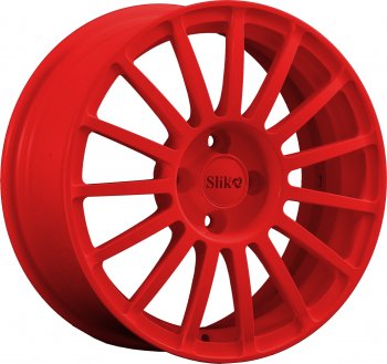 18 999 р. Кованый диск Slik classik R16x6.5 Красный (RED) 6.5x16   (Цвет: RED). Увеличить фотографию 1