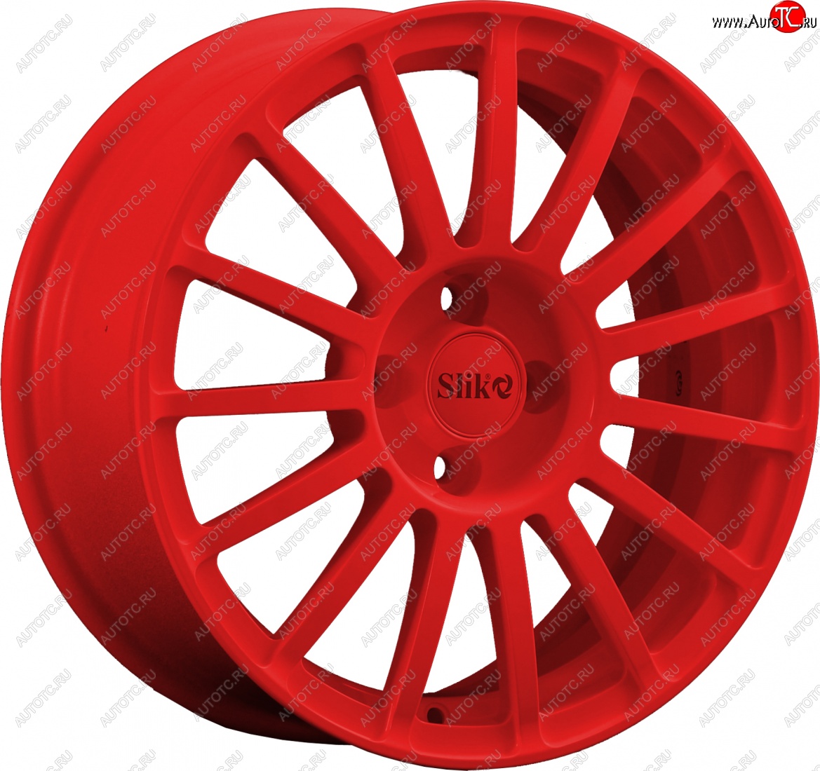 18 999 р. Кованый диск Slik classik R16x6.5 Красный (RED) 6.5x16   (Цвет: RED)