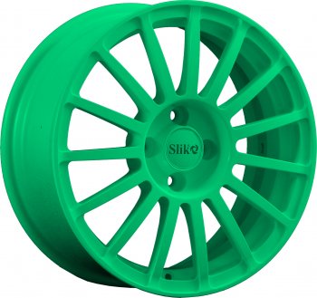 18 999 р. Кованый диск Slik classik R16x6.5 Candy Green изумрудно-зеленый 6.5x16   (Цвет: Candy Green изумрудно-зеленый 6.5x16). Увеличить фотографию 1