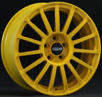 Кованый диск Slik classik R16x6.5 Ярко желтый RAL 1021 (YELLOW) 6.5x16   (Цвет: YELLOW)