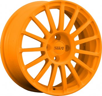 18 999 р. Кованый диск Slik classik R16x6.5 Ярко-оранжевый (ORANGE) 6.5x16   (Цвет: ORANGE). Увеличить фотографию 1