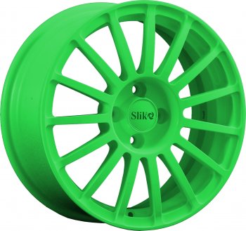 18 999 р. Кованый диск Slik classik R16x6.5 RAL 6038 ярко-зеленый (6038) 6.5x16   (Цвет: 6038). Увеличить фотографию 1
