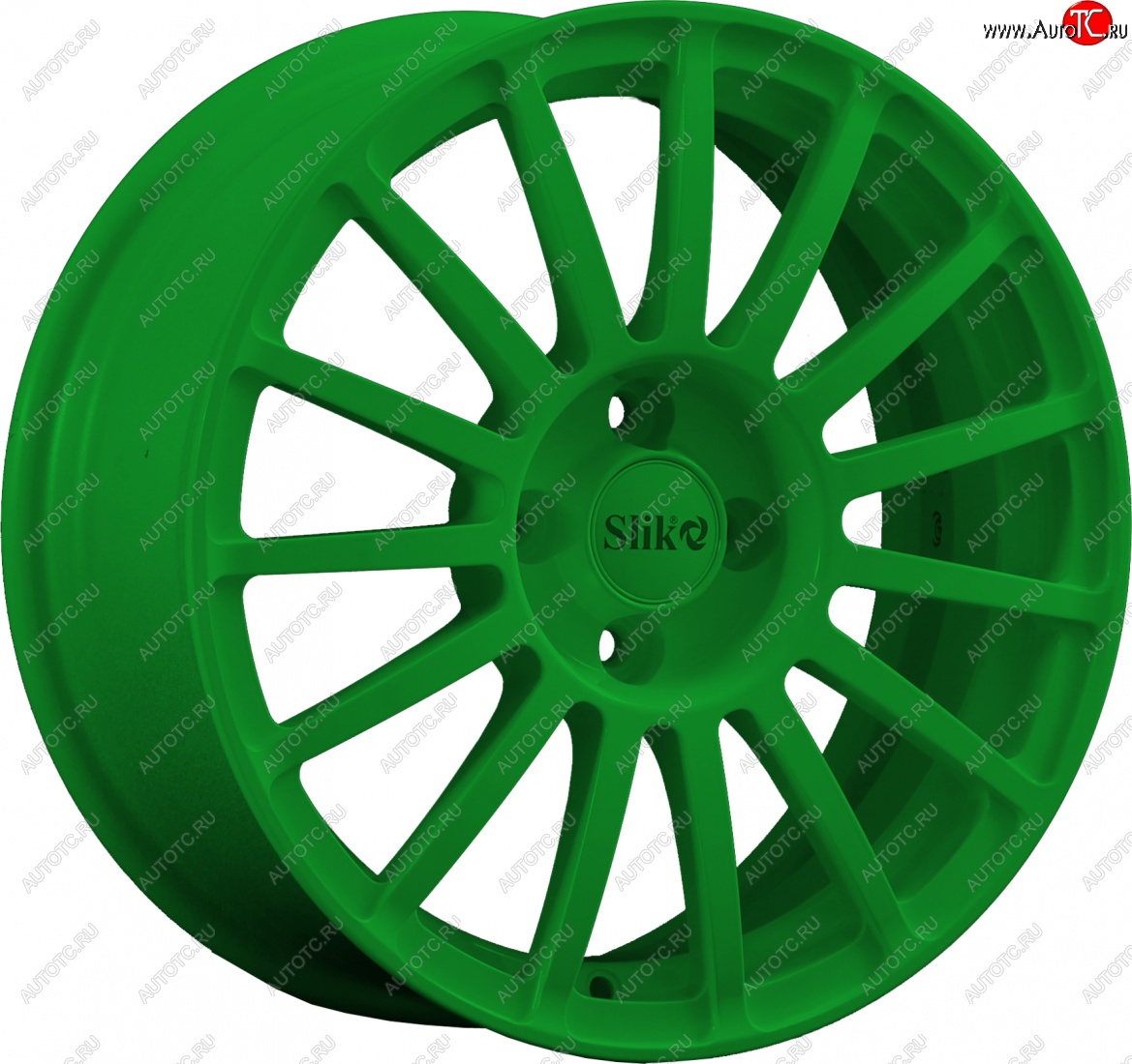 18 999 р. Кованый диск Slik classik R16x6.5 Зеленый (GREEN) 6.5x16   (Цвет: GREEN)