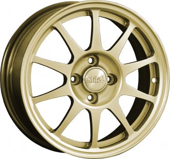 Кованый диск Slik Classik 6x15 (Металлик золотой) Chevrolet Optra седан (2014-2024) 4x114.3xDIA57.1xET45.0
