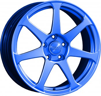 14 499 р. Кованый диск Slik classik R17x7.5 Синий (BLUE) 7.5x17 Chevrolet Lacetti хэтчбек (2002-2013) 4x114.3xDIA56.6xET44.0 (Цвет: BLUE). Увеличить фотографию 1