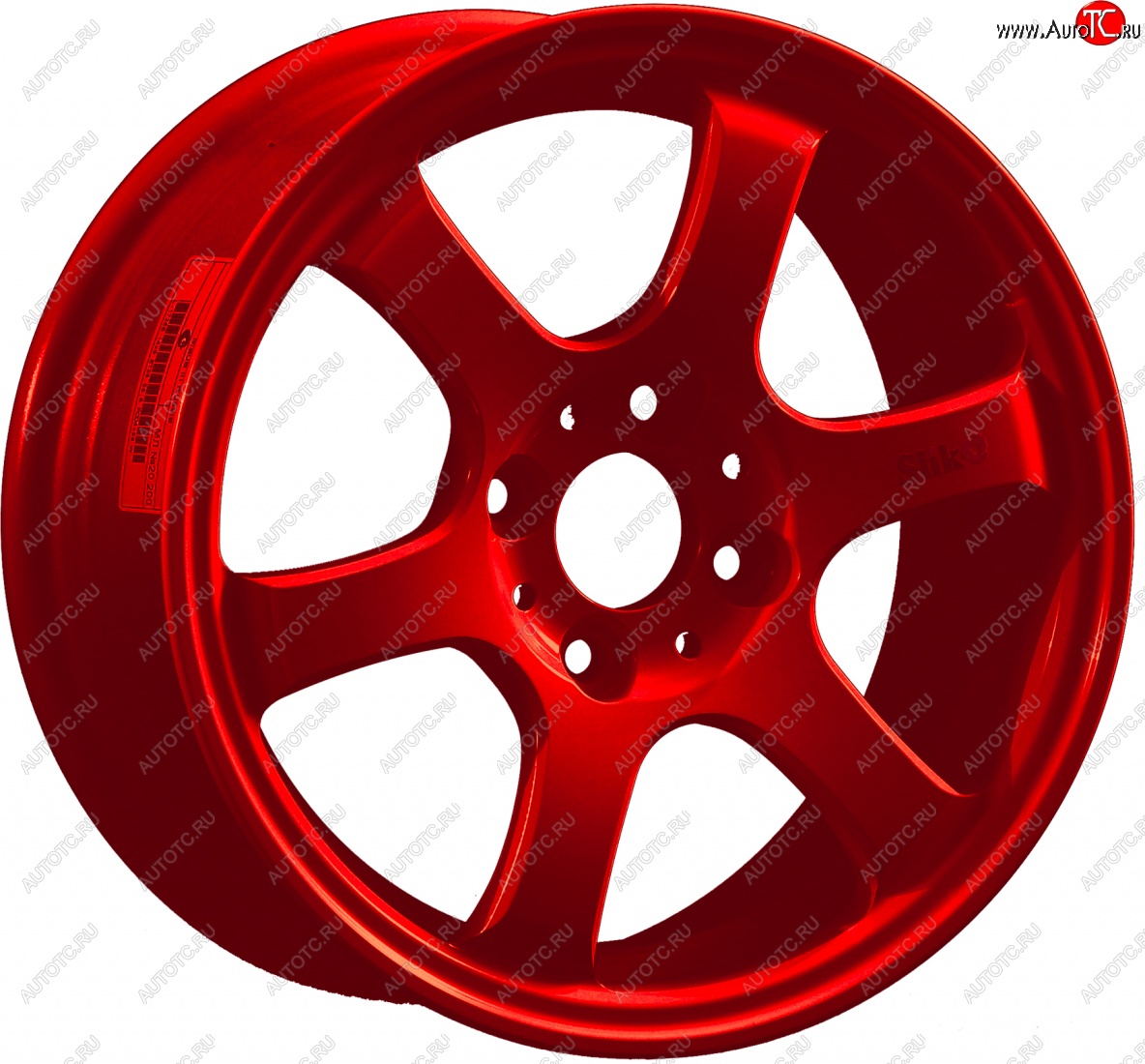 13 499 р. Кованый диск Slik Classic Sport L-1726S 6.0x14   (Красный (RED))