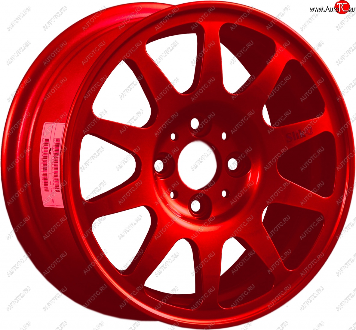 13 499 р. Кованый диск Slik Classic Sport L-1727S 6.0x14   (Красный (RED))