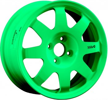 15 599 р. Кованый диск Slik Classic Sport L-181S 6.5x15   (RAL 6038 ярко-зеленый (6038)). Увеличить фотографию 1