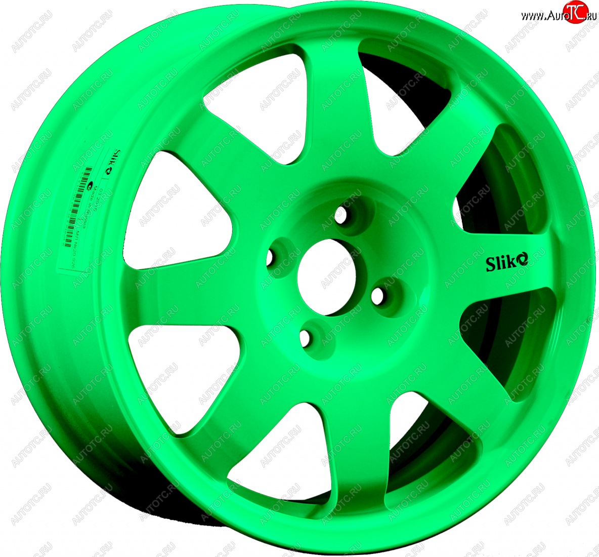 15 599 р. Кованый диск Slik Classic Sport L-181S 6.5x15   (RAL 6038 ярко-зеленый (6038))