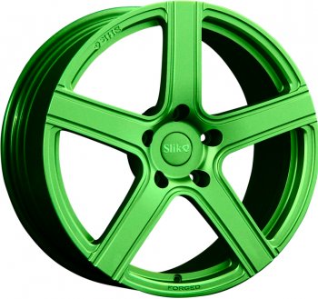 Кованый диск Slik PREMIUM L-730 7.5x17   (RAL 6038 ярко-зеленый (6038))