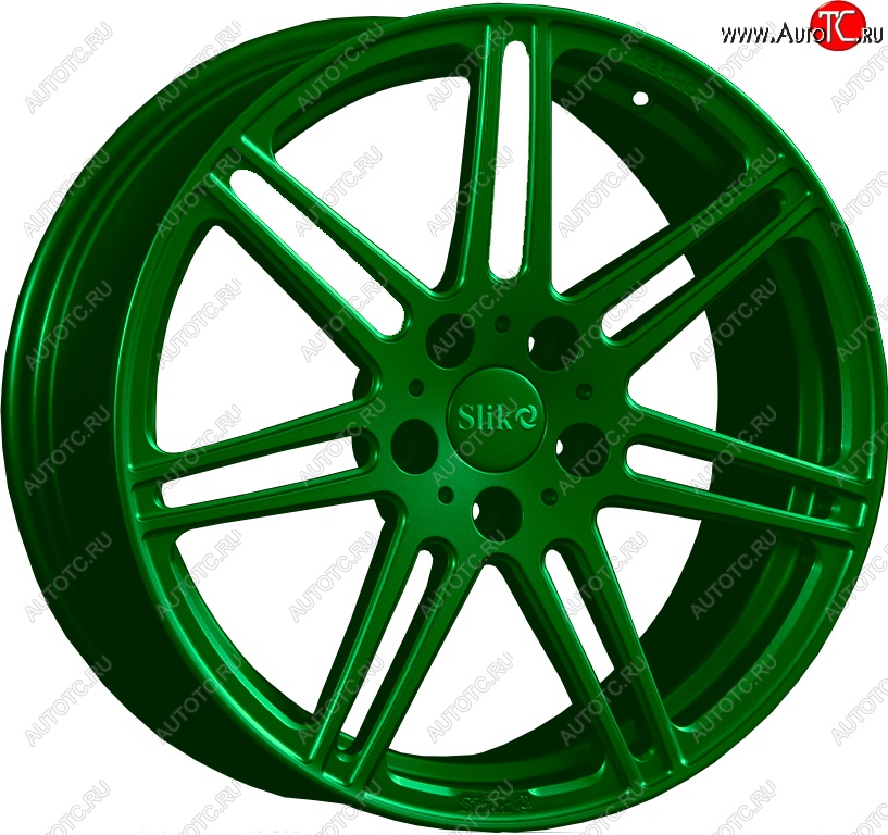 43 319 р. Кованый диск Slik PREMIUM L-917 8.5x19   (Зеленый (GREEEN))