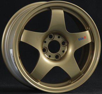 Кованый диск Slik Sport 6.5x15 (Металлик золотой) 6.5x15/4-5x98-120 D54.1-72.6 Toyota Sienta XP170 дорестайинг (2015-2019) 5x100.0xDIA54.1xET39.0