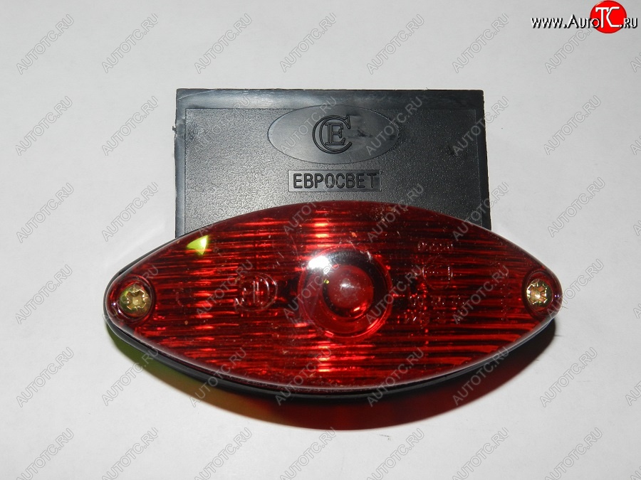 182 р. Фонарь контурный задний Евросвет ГФ 2 (LED и лампа 5 Вт, красный с кронштейном) Nissan Cabstar (1995-2007) (12В)