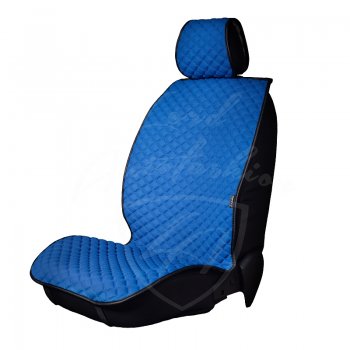 Универсальная накидка на сиденья Hyundai Solaris RB дорестайлинг седан  (2010-2014) Lord Autofashion Кристалл (трикотаж, 2 места). (Синий)Цена: 2 749 р.. Увеличить фотографию 1