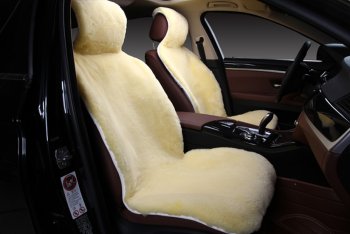 Накидка на переднее сиденье AUTOPILOT Короткий ворс (1 шт., овчина (Австралия), цельная шкура класс А) ВАЗ (Лада) Ока 1111 (1988-2008)