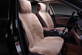 Накидка на переднее сиденье AUTOPILOT Короткий ворс (1 шт., овчина, цельная шкура, класс А) Acura CSX FD седан (2005-2011)