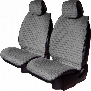 Комплект накидок на сиденья Hyundai Solaris RB рестайлинг седан (2014-2017) Lord Autofashion Тейлор (велюр, 5 мест). (Серый 715)Цена: 6 499 р.. Увеличить фотографию 1