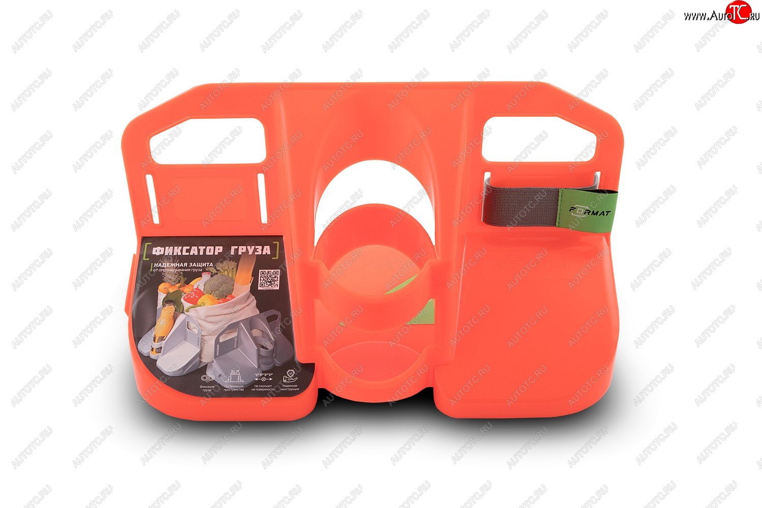 1 039 р. Фиксатор груза универсальный в багажник FORMAT   (цвет: оранжевый)