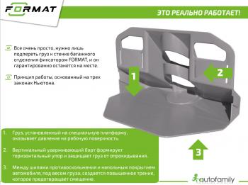 Фиксатор груза универсальный в багажник Hyundai Solaris RB дорестайлинг седан  (2010-2014) FORMAT. (цвет: зеленый)Цена: 1 119 р.. Увеличить фотографию 10