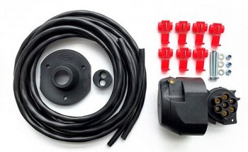 Универсальный комплект электрики для фаркопа БАФ-0180 Toyota Hilux AN20,AN30  2-ой рестайлинг (2011-2016)