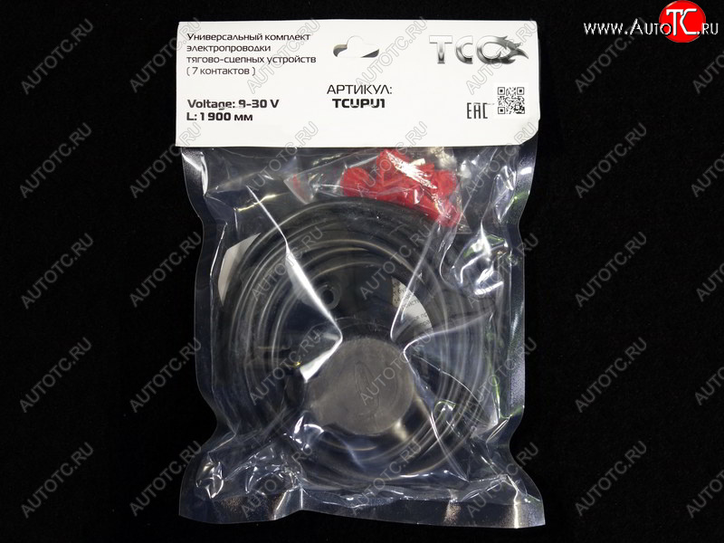 1 199 р. Универсальный комплект электрики для фаркопов (7 контактов) TCC-Tuning Mazda Protege (1998-2003)