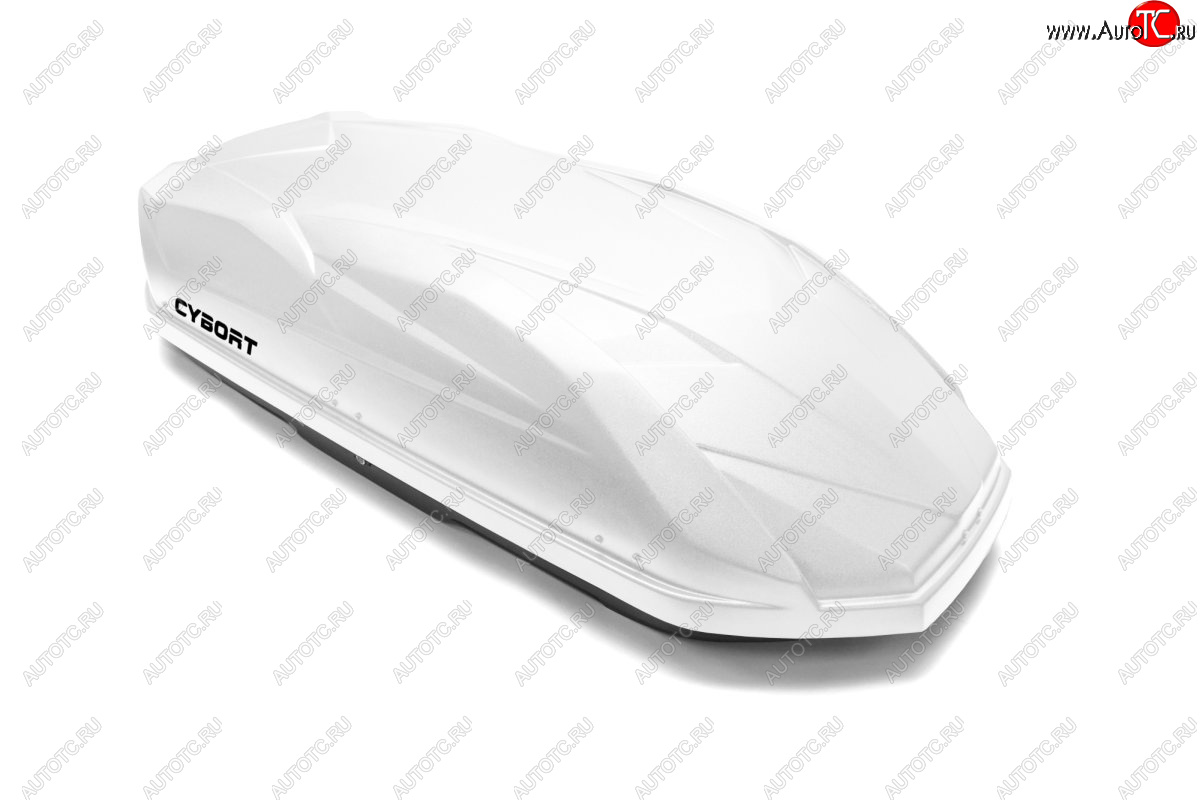 38 799 р. Багажный бокс CYBORT CarNet (460 л/206x86x40 см, двухсторонний, быстросъемные крепления краб) на крышу Chevrolet Equinox 1 (2005-2009) (белый матовый с защитным покрытием Raptor)
