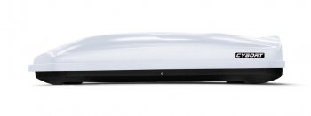 Багажный бокс Hyundai Solaris RB дорестайлинг седан  (2010-2014) CYBORT CarGO (двусторонний, крепление скоба, 580 л) (Ледниковый (221))Цена: 28 499 р.. Увеличить фотографию 1
