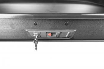 30 599 р. Багажный бокс (470 л 206х75х36 см, двусторонний) LUX IRBIS 206 Peugeot 3008 дорестайлинг (2009-2013) (серый матовый). Увеличить фотографию 11