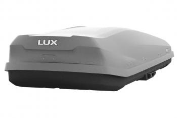 30 599 р. Багажный бокс (470 л 206х75х36 см, двусторонний) LUX IRBIS 206 Peugeot 3008 дорестайлинг (2009-2013) (серый матовый). Увеличить фотографию 3