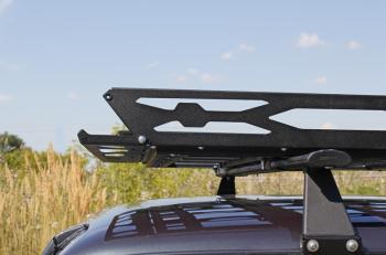 15 299 р. Багажник универсальный (с откидными бортами) АПС Audi A4 B8 дорестайлинг, седан (2007-2011) (черный). Увеличить фотографию 3