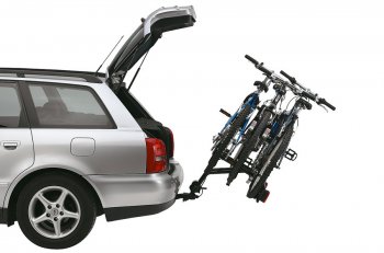 Велобагажник-платформа на фаркоп KIA Sorento (UM/Prime) 3 поколение дорестайлинг (2014-2018) Thule RideOn. (Для 3-х велосипедов)Цена: 19 899 р.. Увеличить фотографию 1