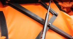 Багажный бокс-палатка KIA Sorento (UM/Prime) 3 поколение дорестайлинг (2014-2018) Yuago Travel. (Черный цвет, Тент оранжевый)Цена: 77 999 р.. Увеличить фотографию 9