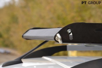 Универсальный багажник-корзина трехсекционный KIA Sorento (UM/Prime) 3 поколение дорестайлинг (2014-2018) Petroil Tuning (2100х1100 мм, под поперечины).Цена: 14 799 р.. Увеличить фотографию 3