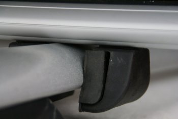 1 599 р. Комплект поперечин для рейлингов АвтоТК v1 Suzuki SX4 YA21S,YB21S дорестайлинг, хэтчбэк (2006-2011) (Цвет: чёрный (стальные), Длина: 1300мм). Увеличить фотографию 13