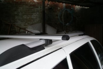 1 599 р. Комплект поперечин для рейлингов АвтоТК v1 Toyota Camry XV40 дорестайлинг (2006-2008) (Цвет: чёрный (стальные), Длина: 1300мм). Увеличить фотографию 6