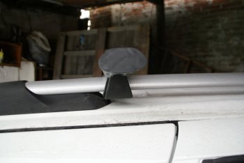 1 599 р. Комплект поперечин для рейлингов АвтоТК v1 Suzuki SX4 YA21S,YB21S дорестайлинг, хэтчбэк (2006-2011) (Цвет: чёрный (стальные), Длина: 1300мм). Увеличить фотографию 8