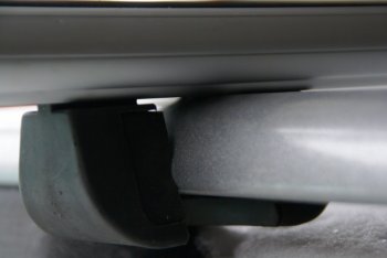 1 599 р. Комплект поперечин для рейлингов АвтоТК v1 KIA Rio 3 QB дорестайлинг седан (2011-2015) (Цвет: чёрный (стальные), Длина: 1300мм). Увеличить фотографию 12