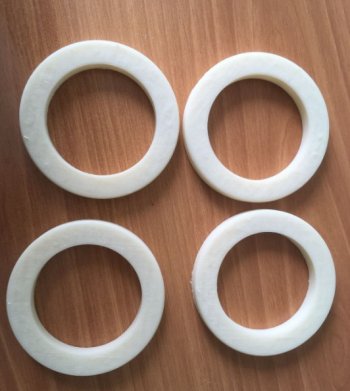 549 р. Пластиковое центровочное кольцо AutoTC (комплект 4 шт.) 75.1 x 106.1 Haval H9 1  1-ый рестайлинг (2017-2021). Увеличить фотографию 2